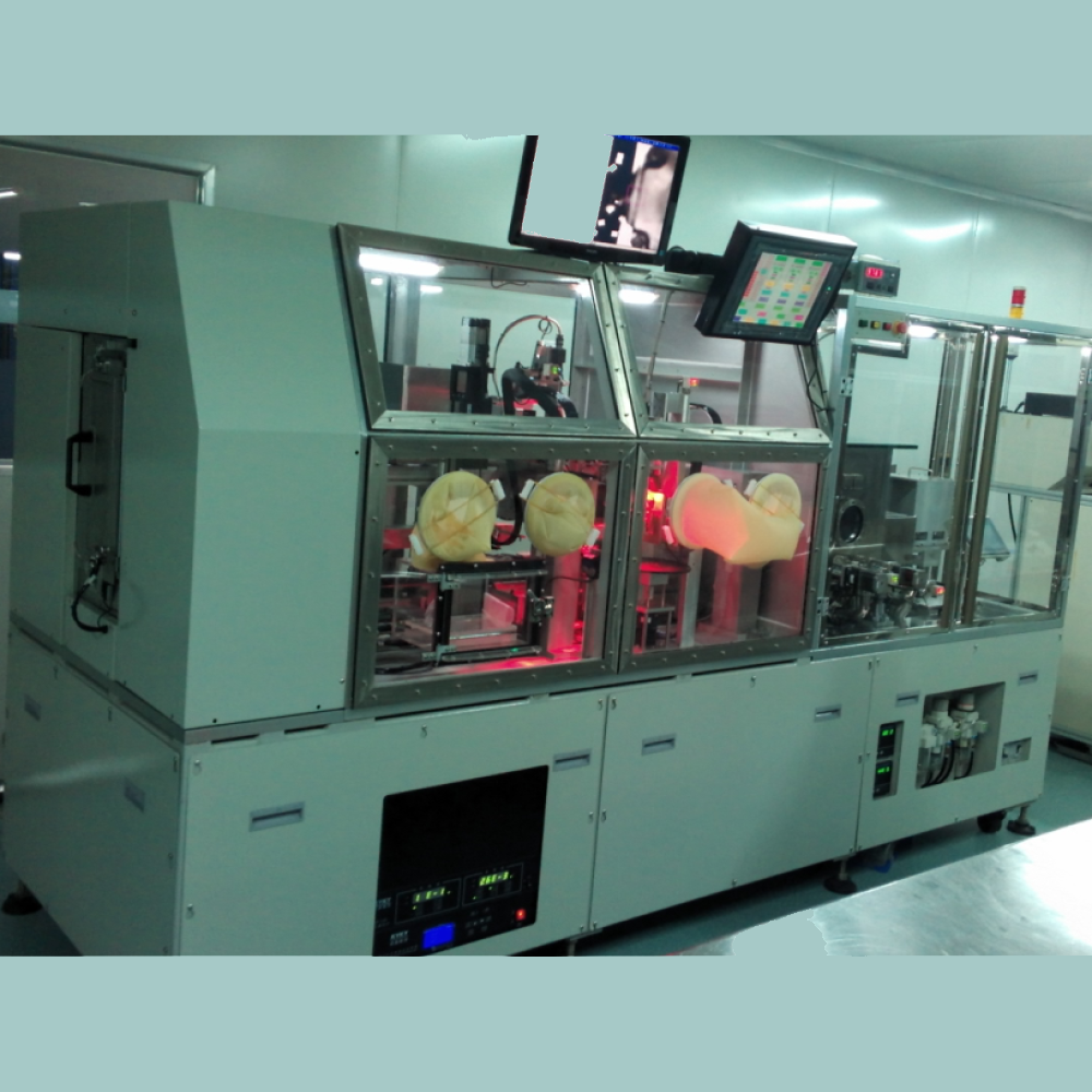 Full automatic seam sealer for crystal oscillator SMD 