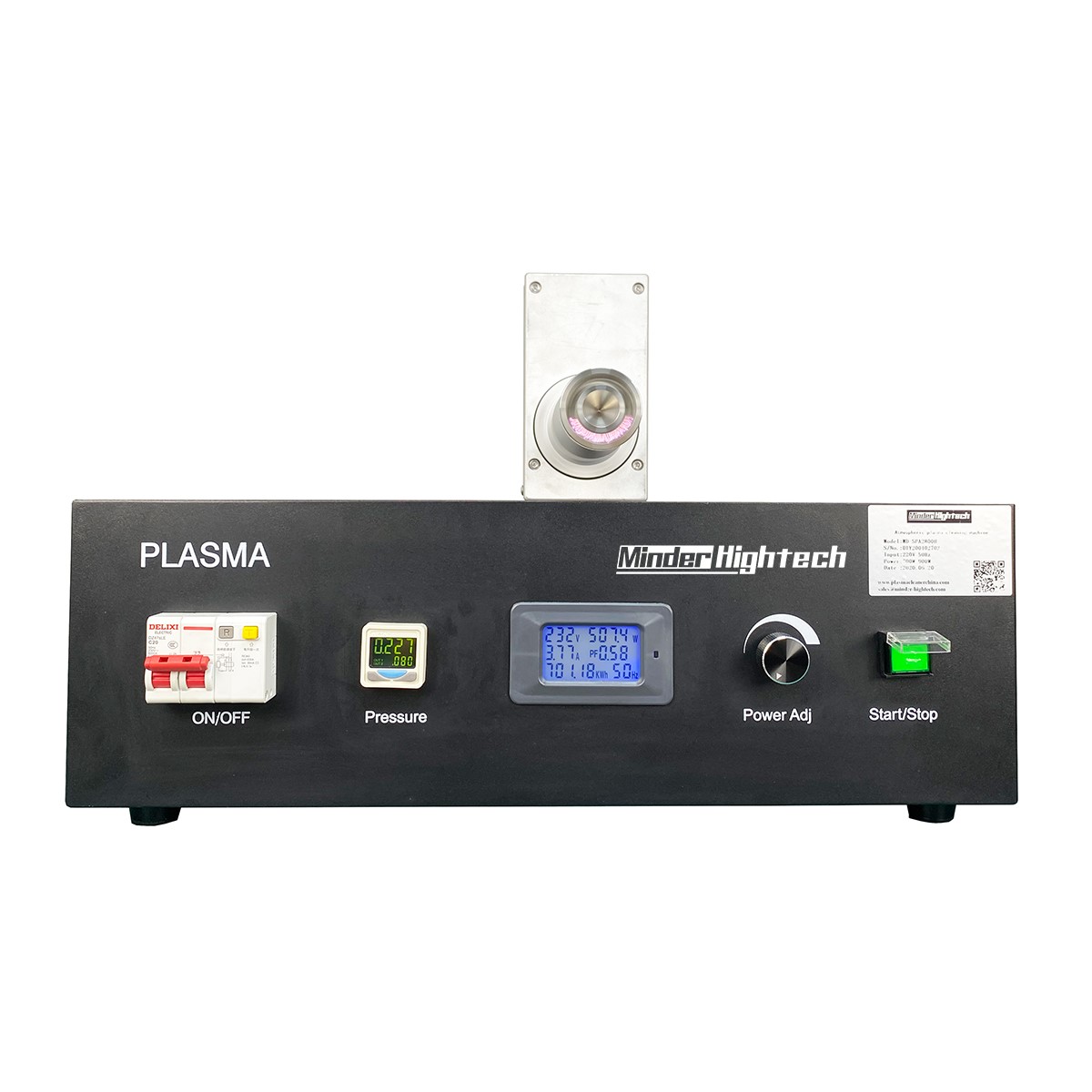 Atmospheric rotary plasma surface treatment machine