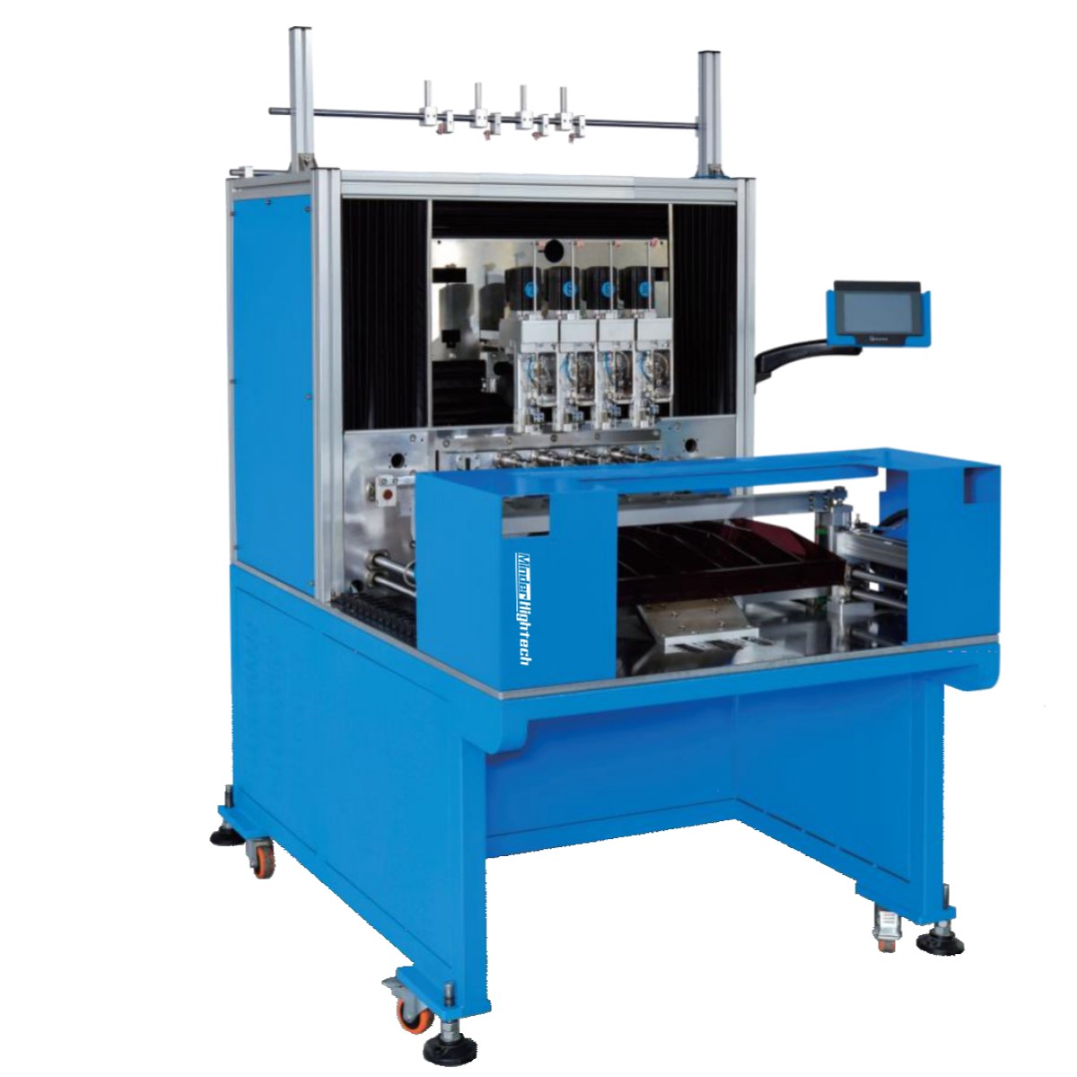 4 Spindle precision spreading stripping and winding machine