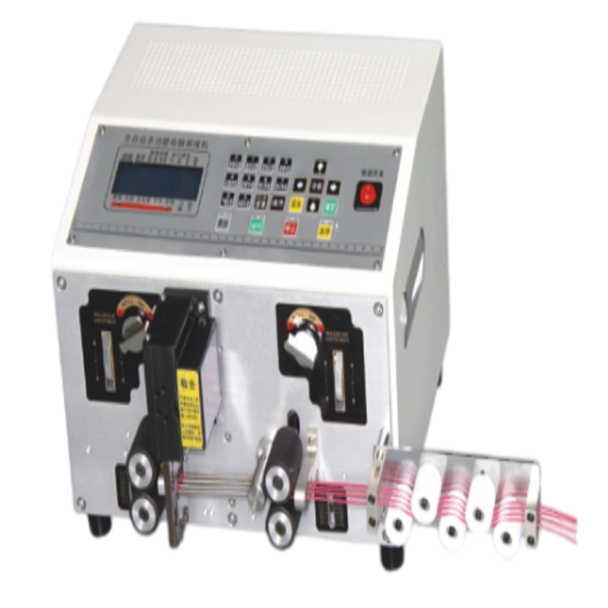 automatic 4 wires strip and cut machine