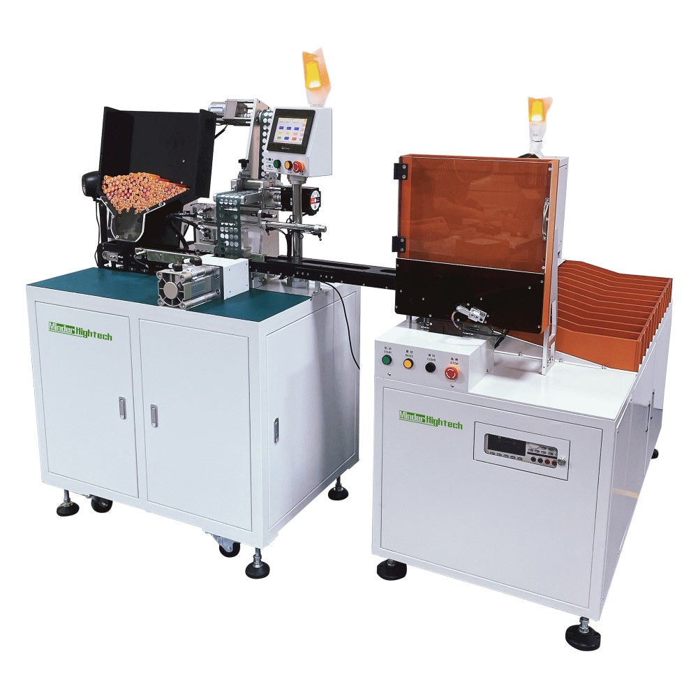 Battery paper stick and sorting 2 in 1 machine