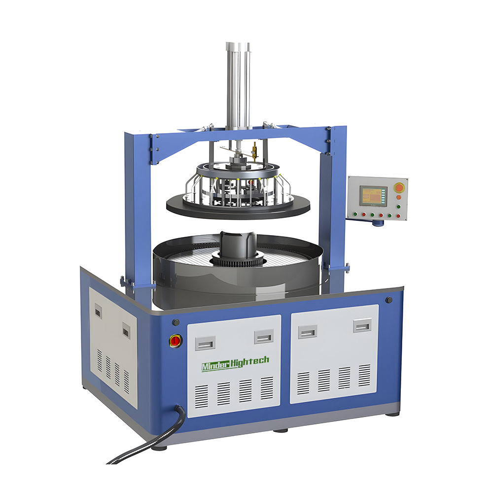 Double side lapping and polishing machine